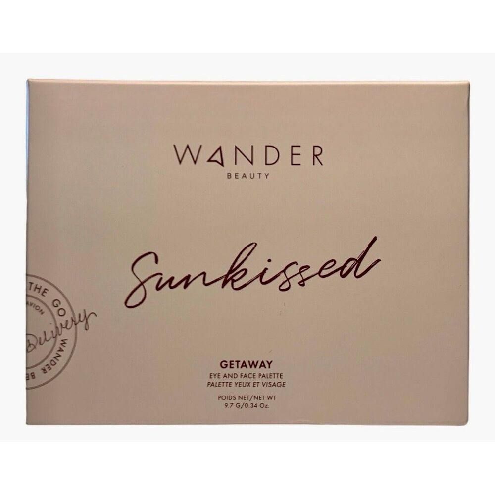 WANDER BEAUTY - Getaway Eye and Face Palette in "Sunkissed" - 7 Neutral Shades - Picture 5 of 15